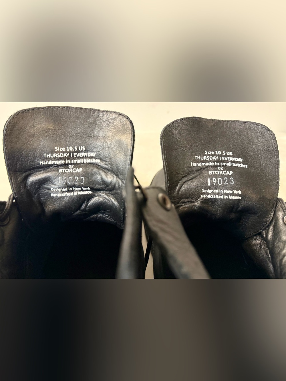 Thursday Boot Company Captain Black Matte Boots Size 10.5 - Picture 11 of 14